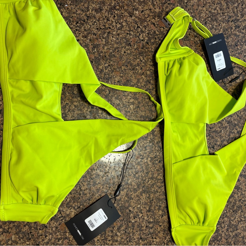 Neon Green Bikini Set